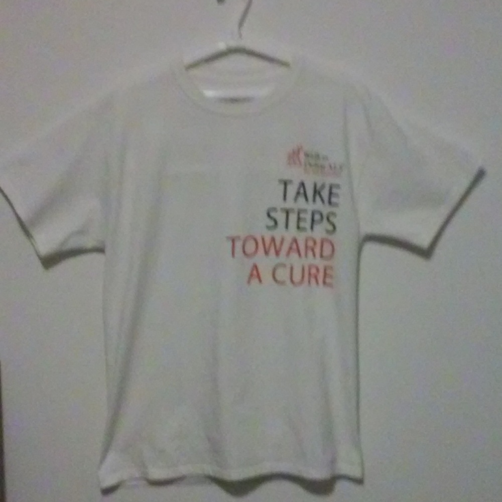Hanes ALS T Shirt M White 100 Pre Shrunk Cotton
